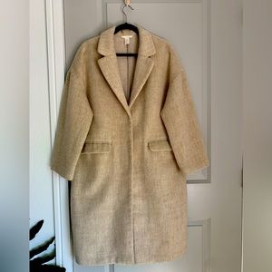 H&M Wool Coat /creamy white / Large